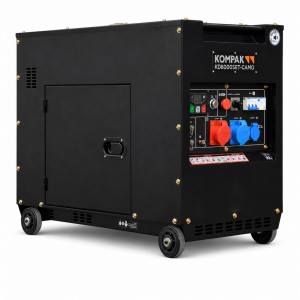 Kompak KD8000SET-CAMO B 8 kVA 230/400V diiselgeneraator (25 L paak)